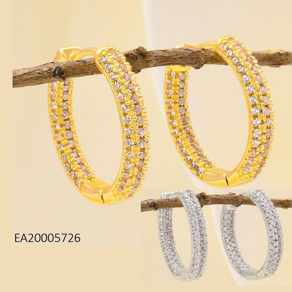 ARETES DOR/PLA "U" ZIRC. EE4927-6 012026