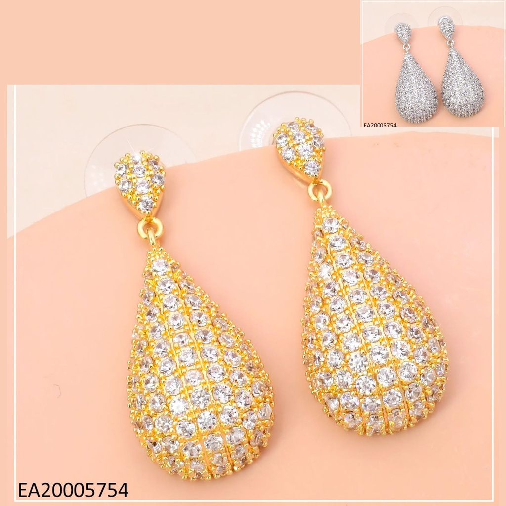 ARETES DOR/PLA GOTA ZIRC. EE4956-6 012026