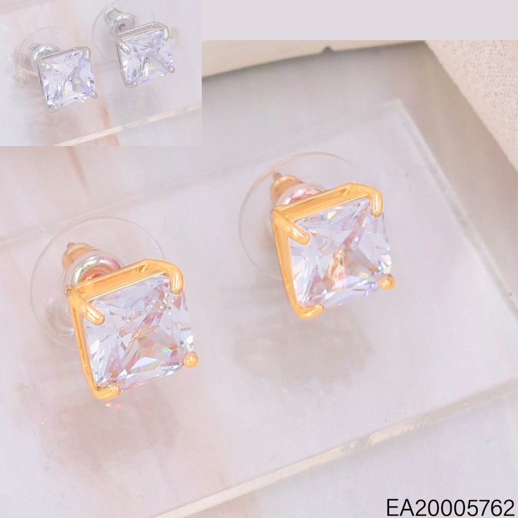 ARETES ZIRC. CD. DOR/PLAT. EE4964-6 012026