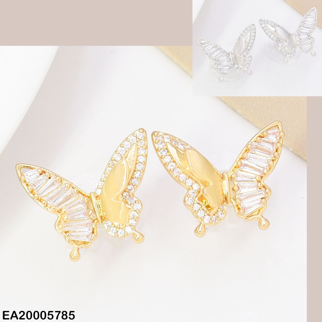 ARETES DOR/PLAT MARIPOSA ZIRC. EE4987-6 012026