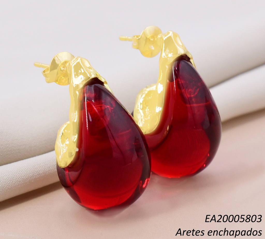 ARETES DOR. GOTA ROJA EE5138-355 012026