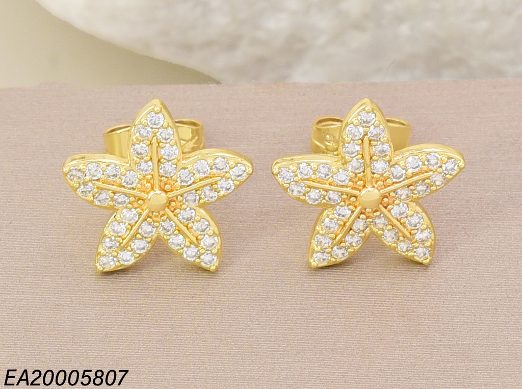 ARETES DOR. FLOR ZIRC. EE5237-284 012026
