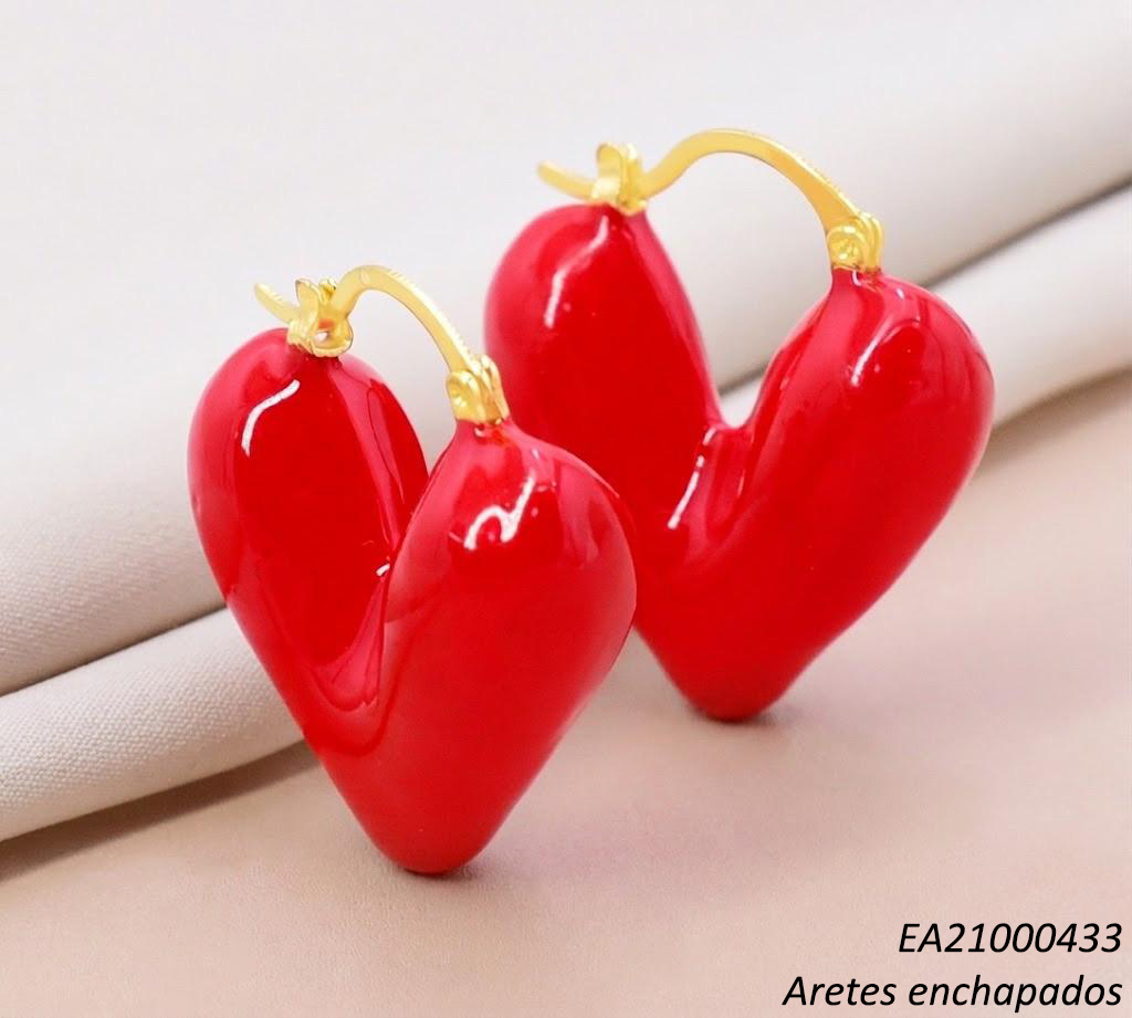 ARGOLLA DOR. CORAZON ROJO EE5234-9 012026