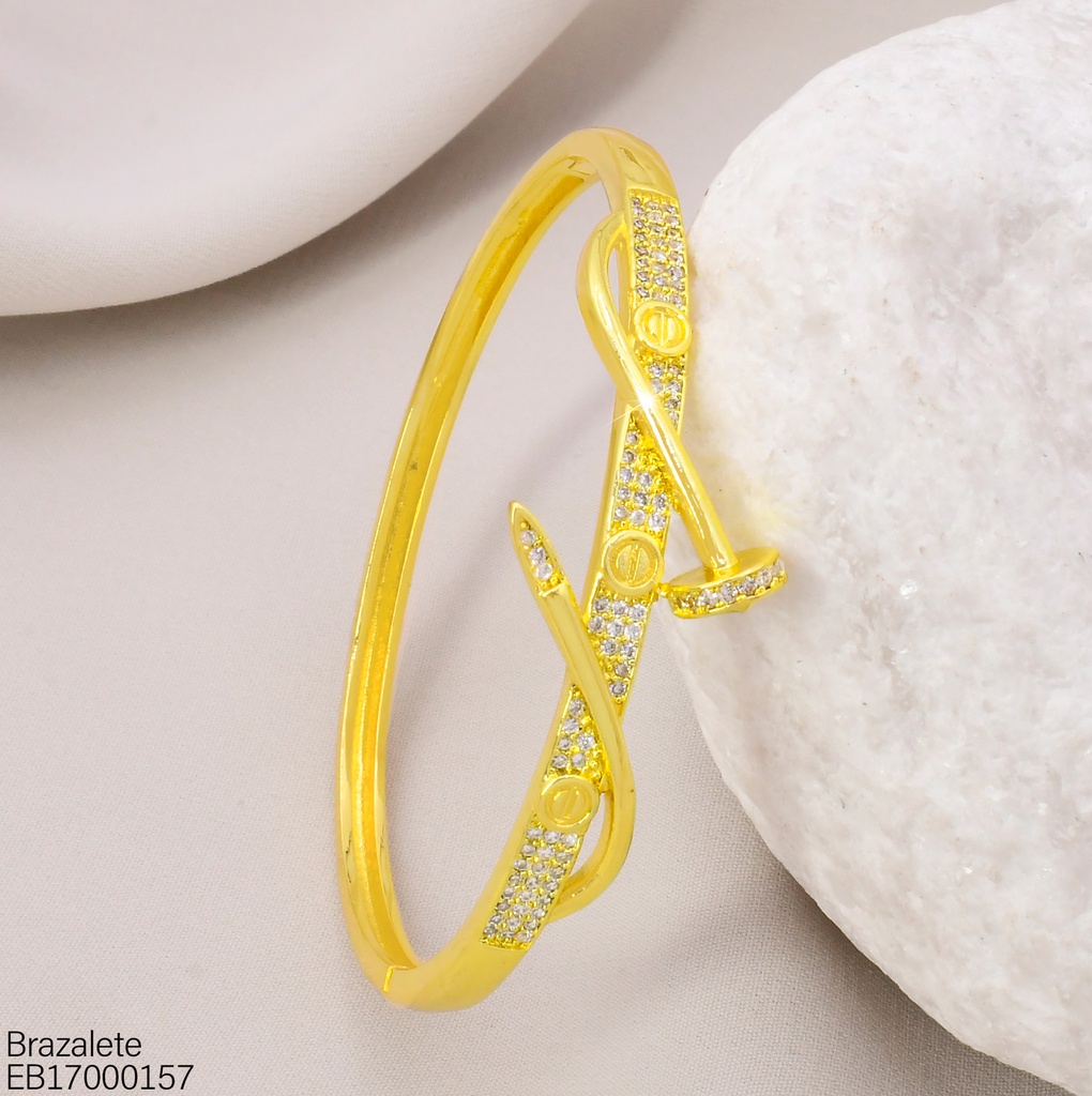 BRAZALETE CLAVO/ZIRC. BE1201-217 012026