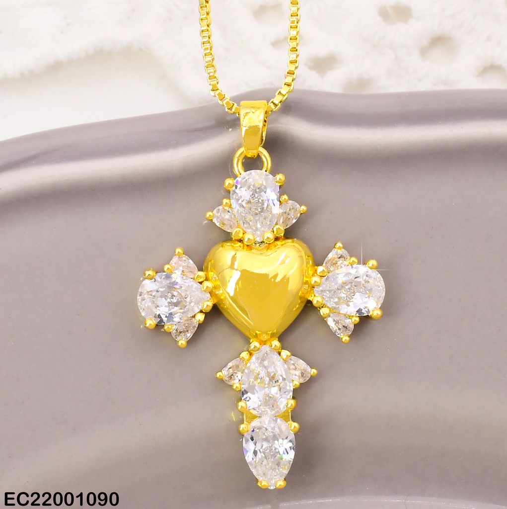 CADENA CRUZ CORAZON INF./ZIRC. CE512-314 012026