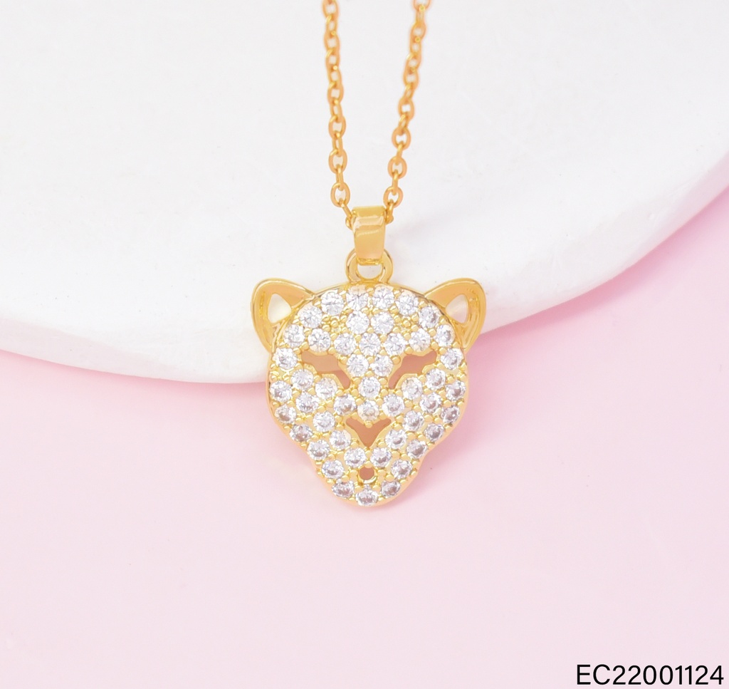 CADENA DOR DIJE TIGRE/ZIRC. CE627-426 012026