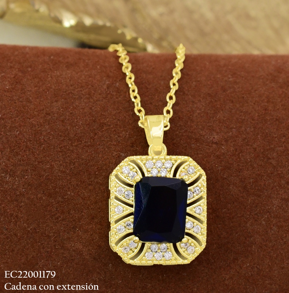 CADENA RECT. ZIRC. AZUL CE785-445 012026