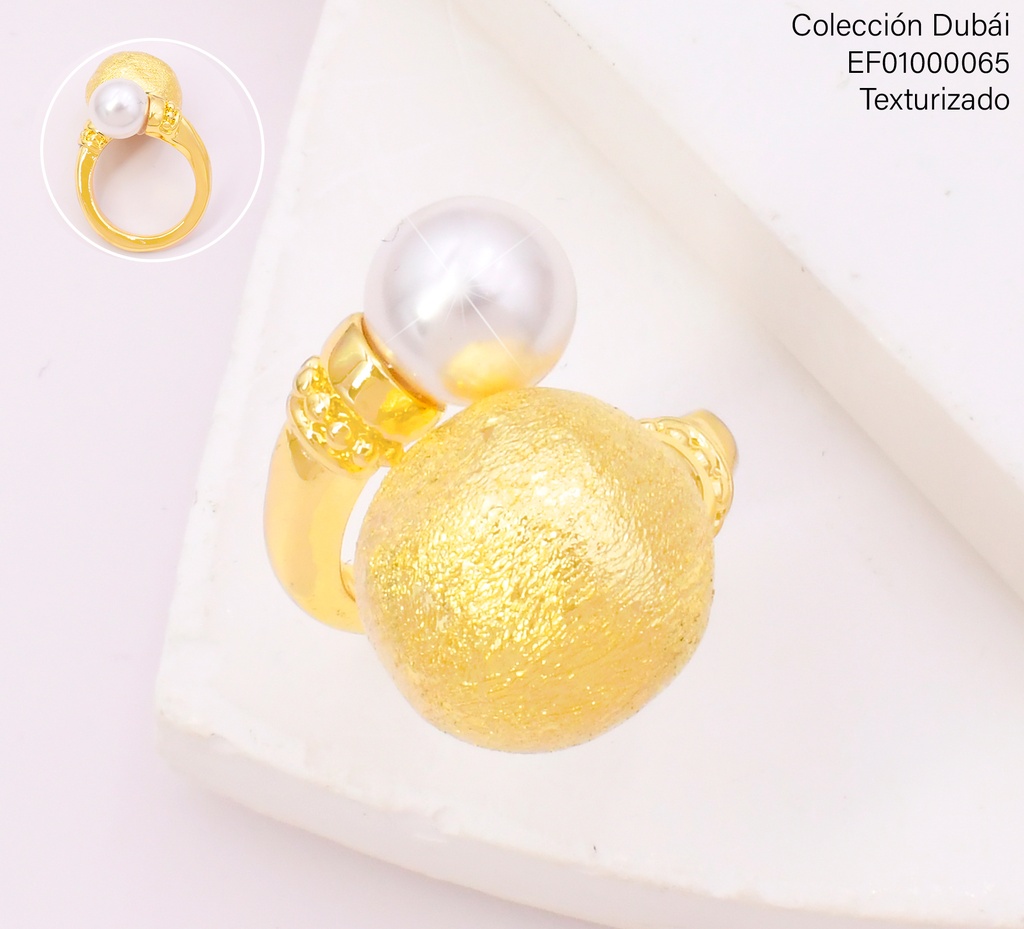 ANILLO PELOTA GR.CORRUGADA/PERLA FD25858