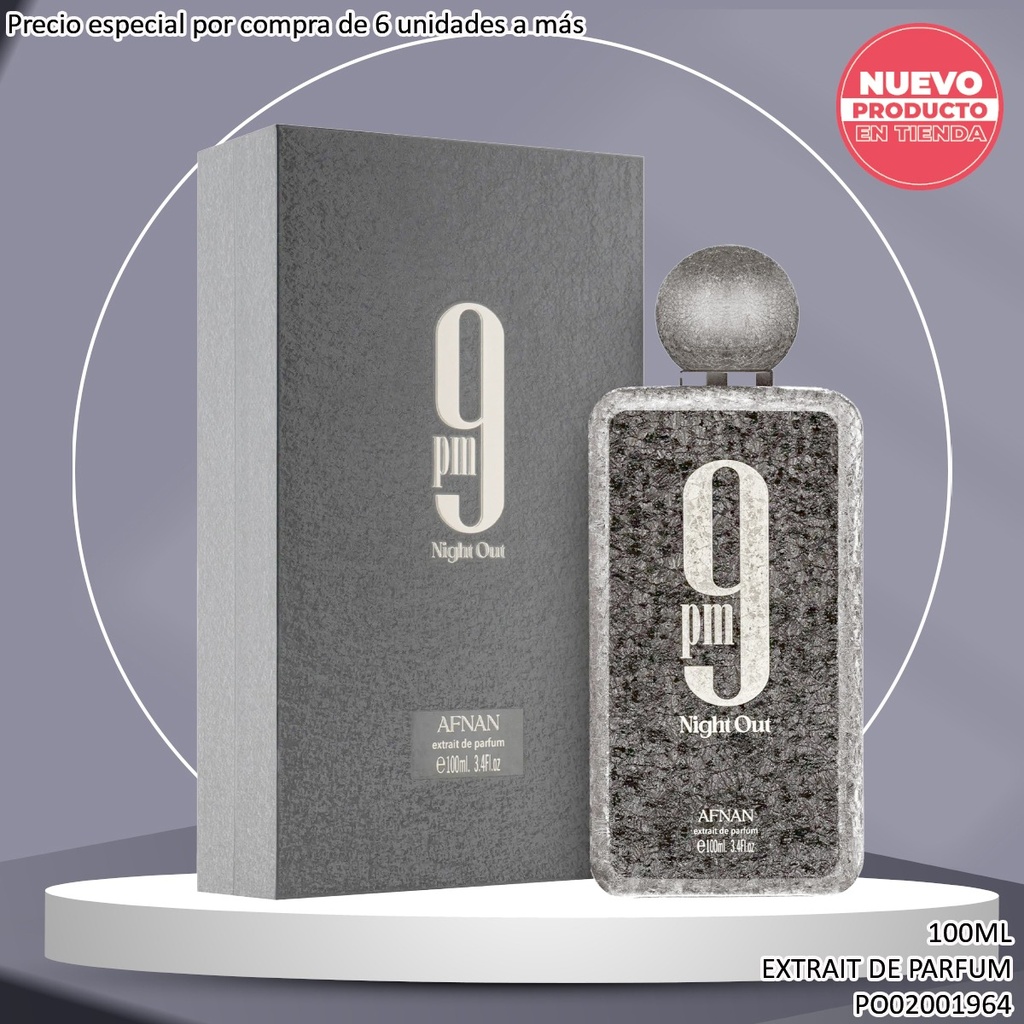 PERFUME 9PM NIGHT OUT AFNAN EXTRAIT DE PARFUM 100ML