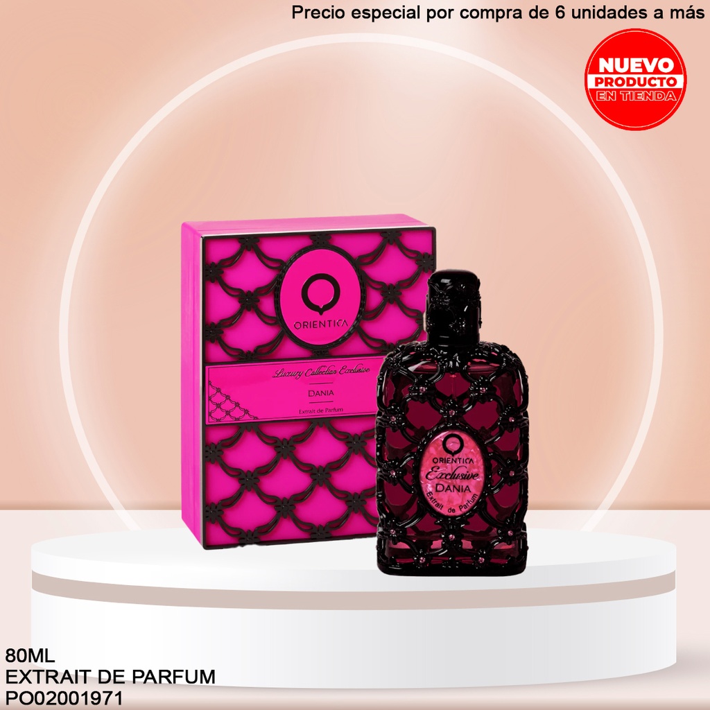 PERFUME ORIENTICA LUXURY COLLECTION EXCLUSIVE DANIA EXTRAIT DE PARFUM 80ML