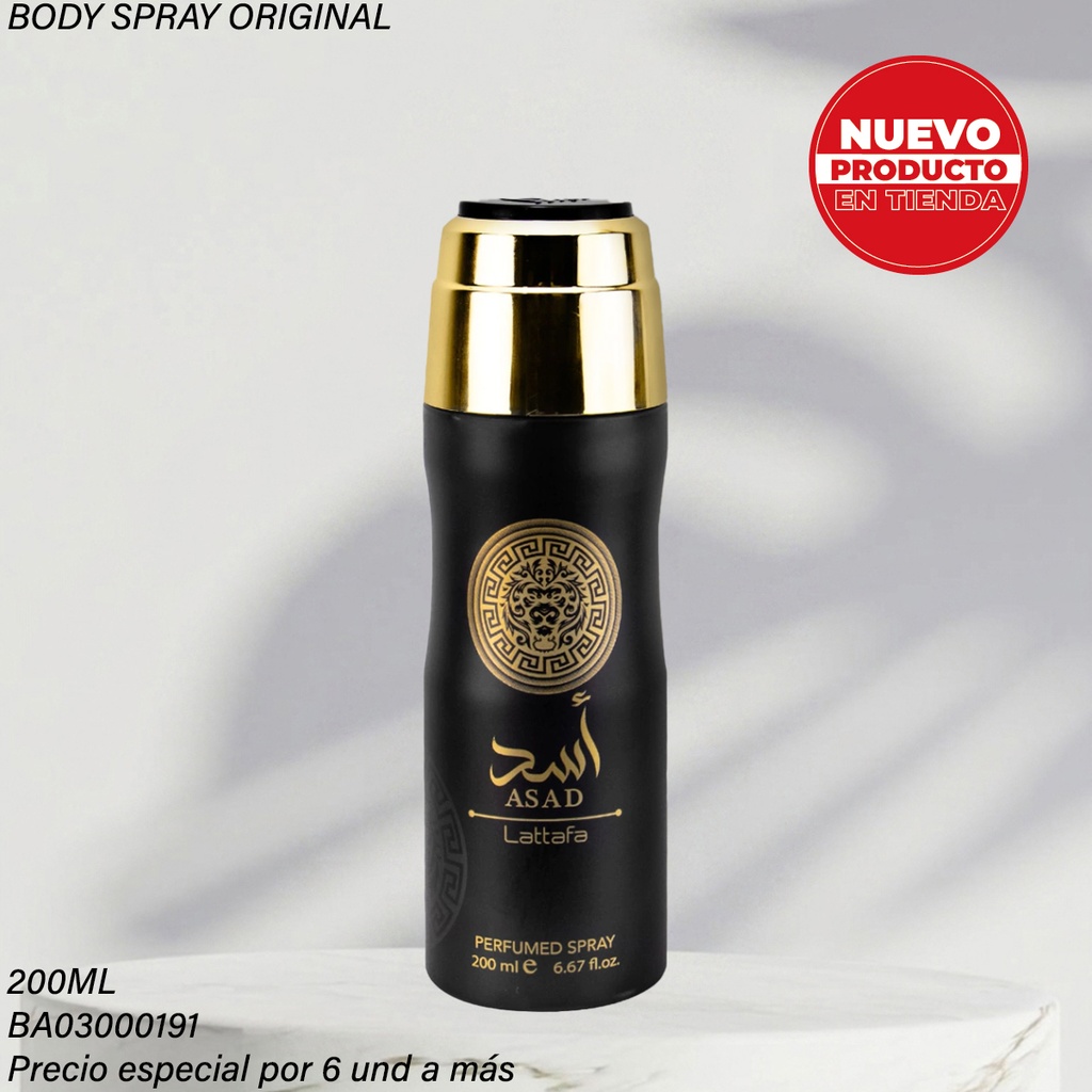BODY ASAD LATTAFA 200ML