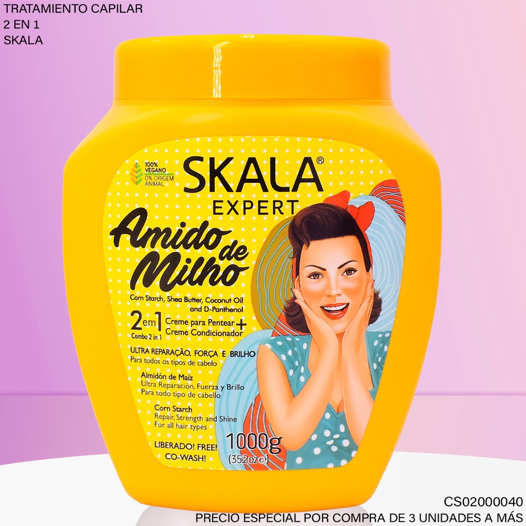 CREMA SKALA BRASIL 2EM1 AMIDO DE MILHO 1000G 727