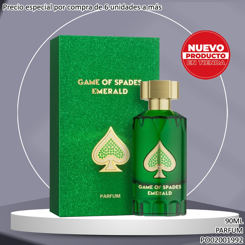 PERFUME GAME OF SPADES EMERALD MILANO PARFUM 100ML