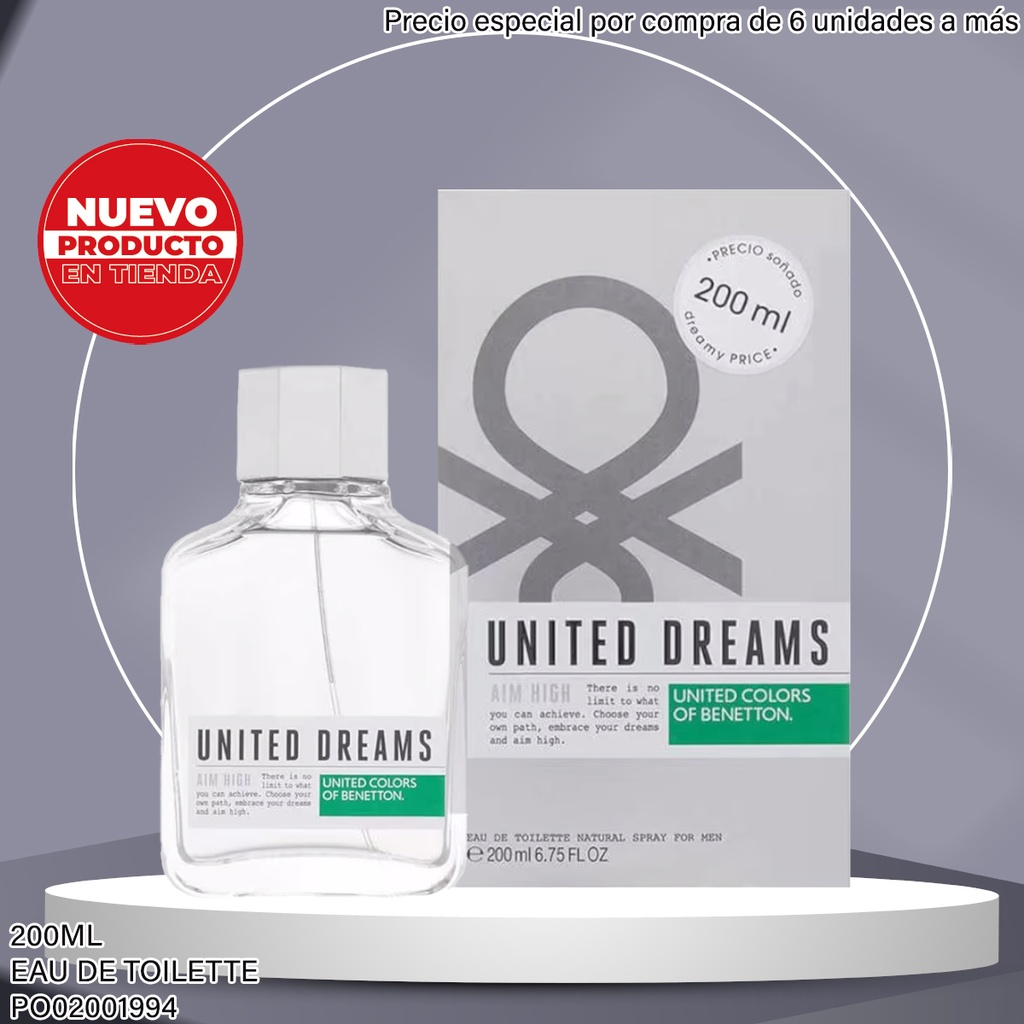 PERFUME AIM HIGH UNITED DREAMS 200ML UNITED COLORS OF BENETON