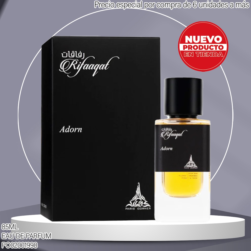 PERFUME RIFAAQAL ADORN 85ML EDP PARIS CORNER