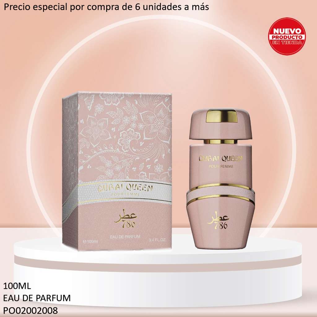 PERFUME DUBAI QUEEN POUR FEMME 786 EDP 100ML