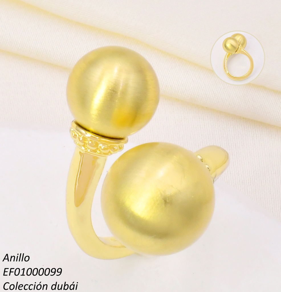 ANILLO DOR AJUSTABLE DOBRE PELOTA FD25297