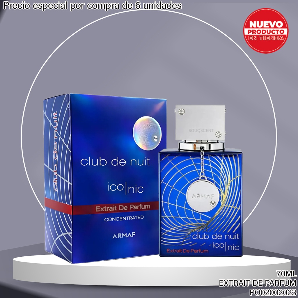 PERFUME ICONIC CLUB DE NUIT CONCENTRATED ARMAF 70ML