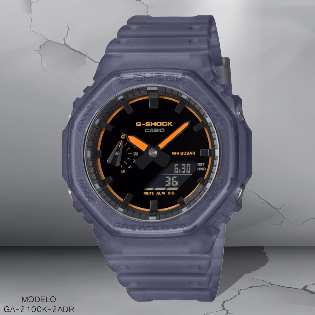 RELOJ CASIO G-SHOCK ANA/DIG GA-2100K-2ADR RESINA NEGRA
