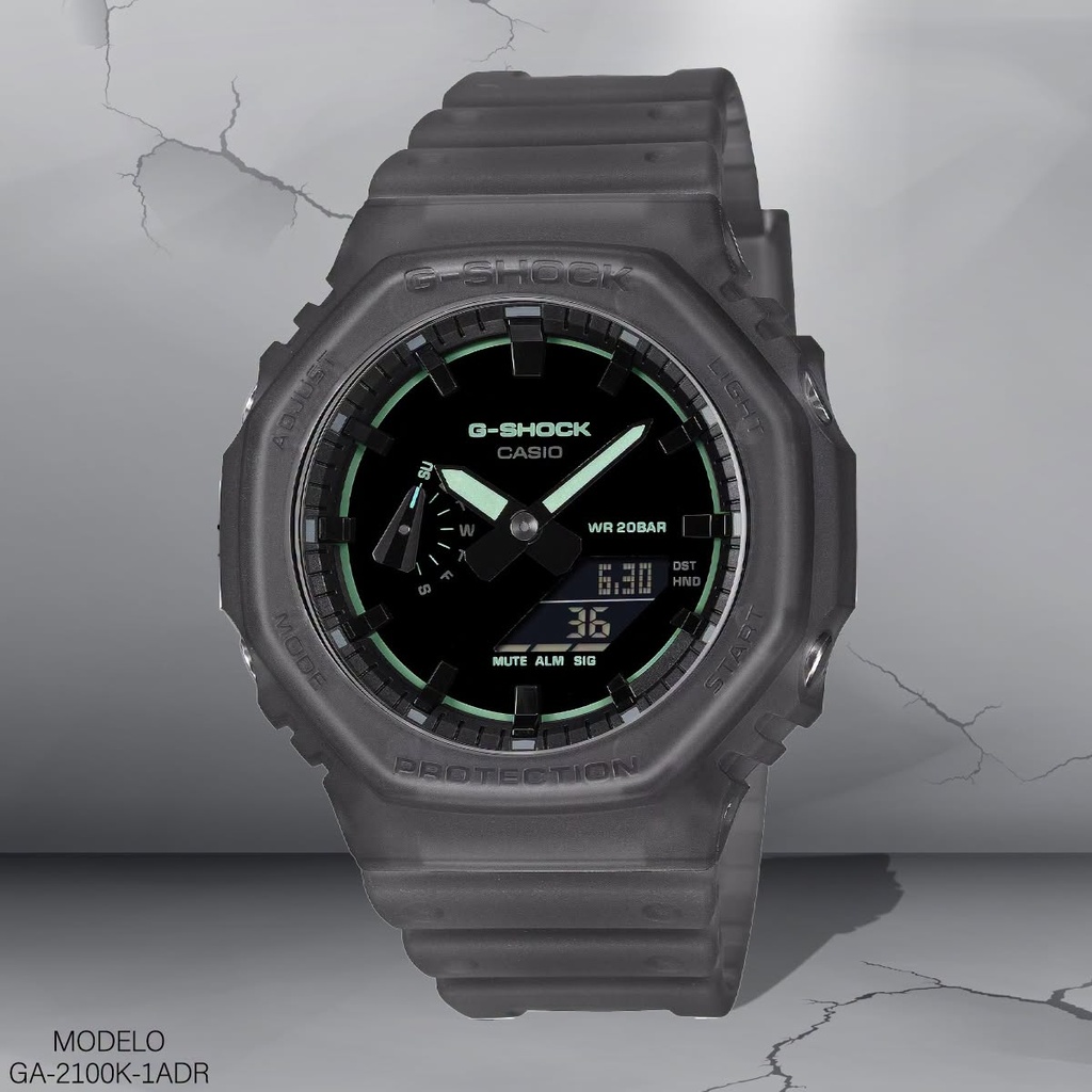 RELOJ CASIO G-SHOCK DIGITAL GA-2100K-1ADR RESINA GRIS