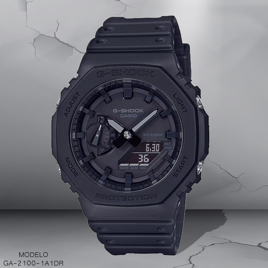 RELOJ CASIO G-SHOCK ANA/DIG GA-2100-1A1DR RESINA NEGRA