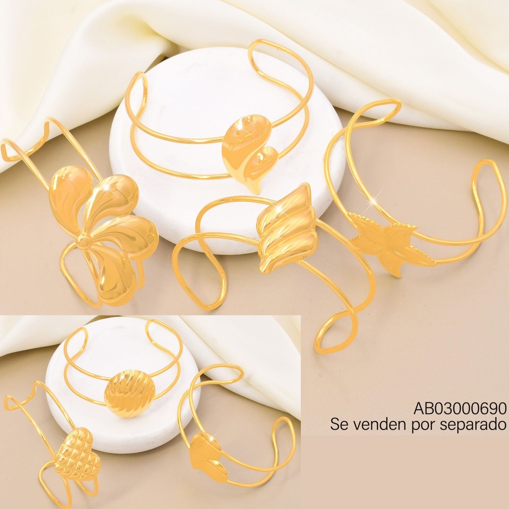 BRAZALETE FORMAS VARIAS INFLADAS K8041
