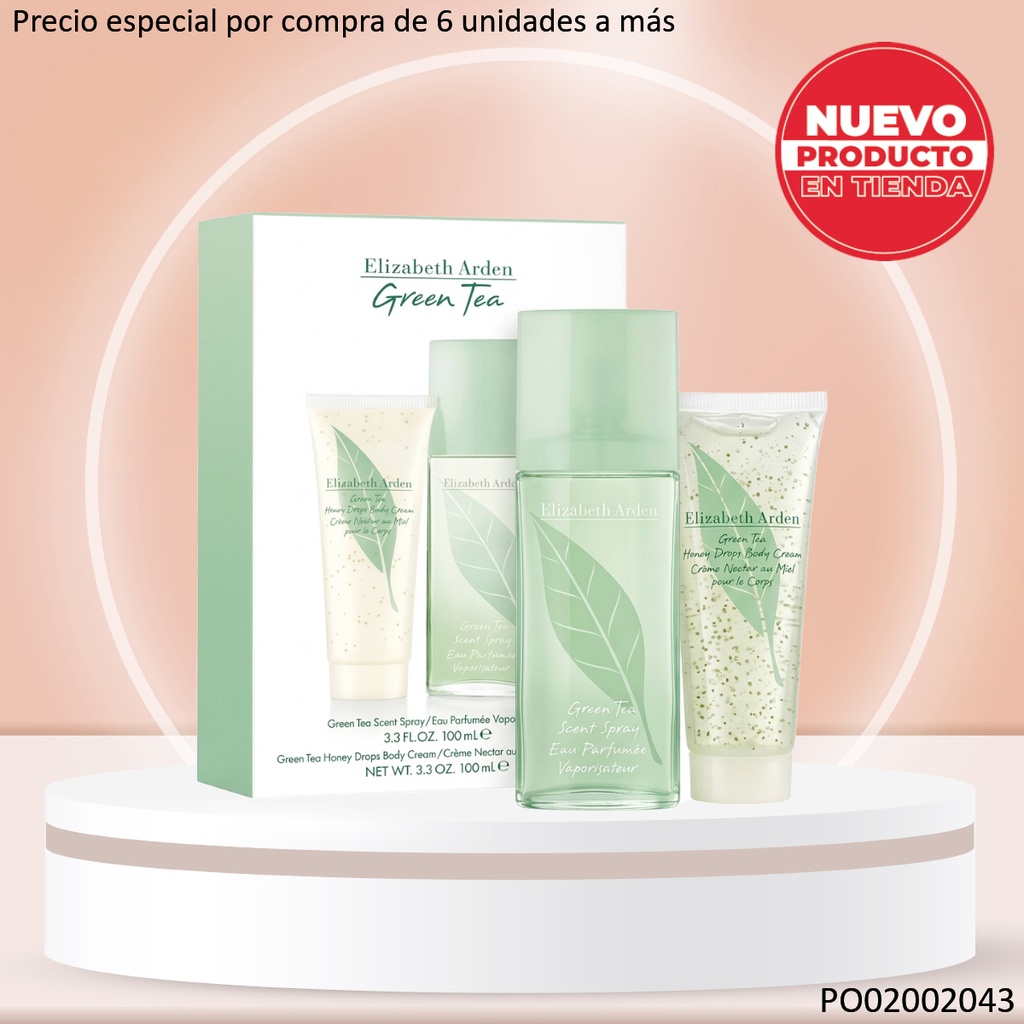 ESTUCHE 2PCS GREEN TEA ELIZABETH ARDEN 100ML C/U