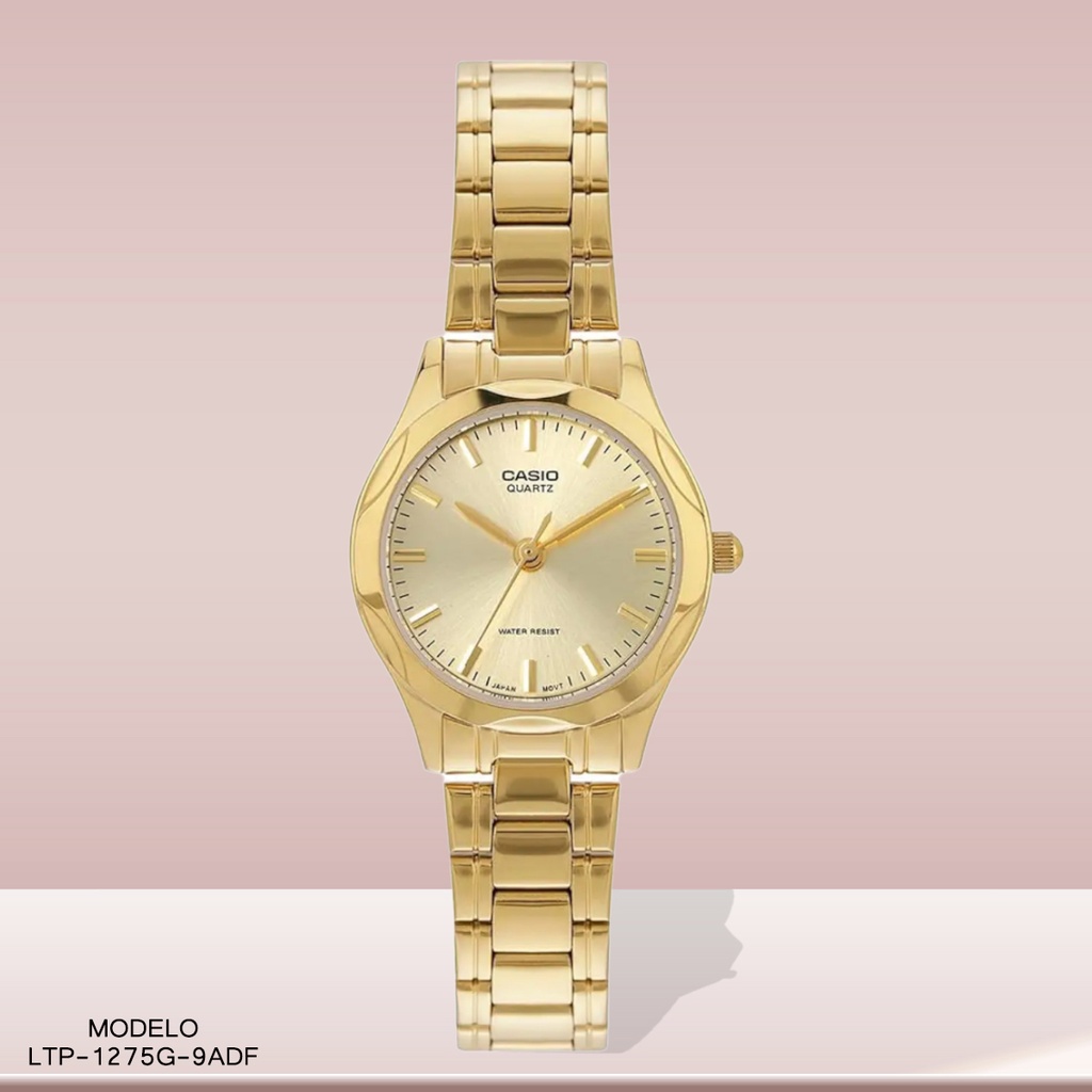 RELOJ CASIO ANALOGO LTP-1275G-9ADF METAL DOR