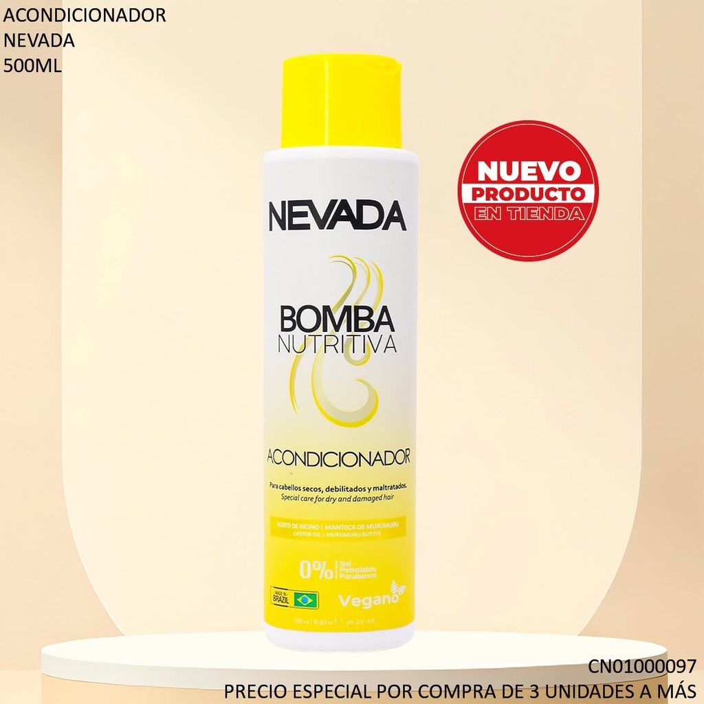 ACONDICIONADOR NEVADA 500ML BOMBA NUTRITIVA KH04855