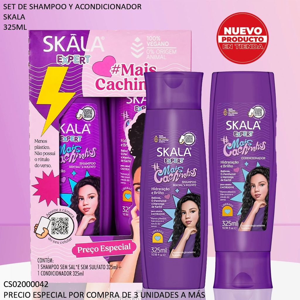 SET SKALA EXPERT MAIS CACHINHOS 325ML