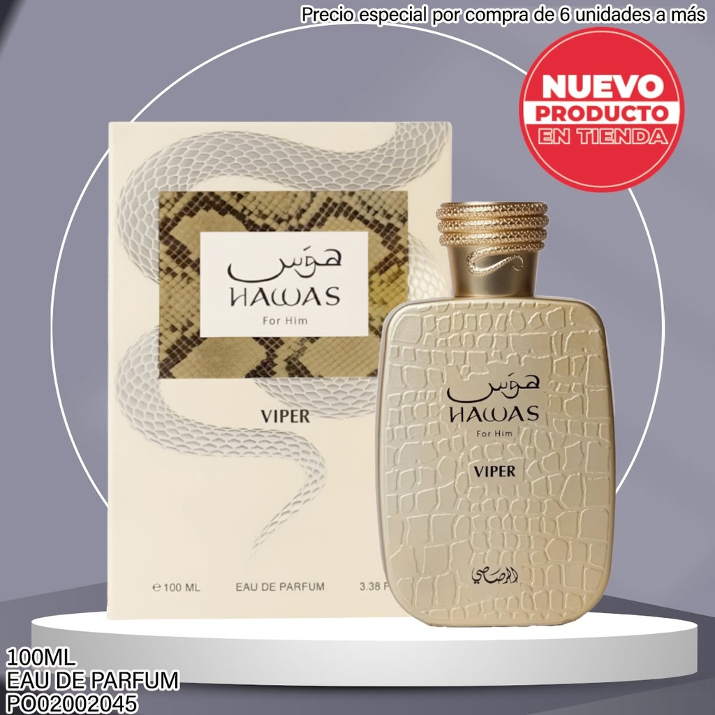 PERFUME HAWAS VIPER RASASI 100ML EDP