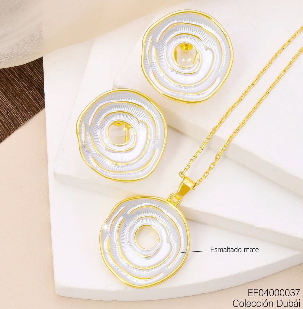 SET RD ESPIRAL BLANCO CENTRO HUECO FD25794
