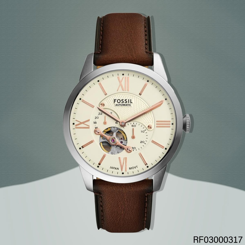 RELOJ FOSSIL TOWNSMAN CAB. ME3266 FAJA CAFE.