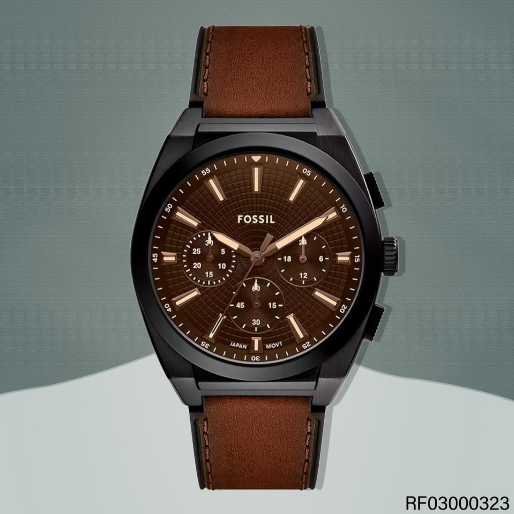 RELOJ FOSSIL EVERETT CAB. FS6108 FAJA CAFE