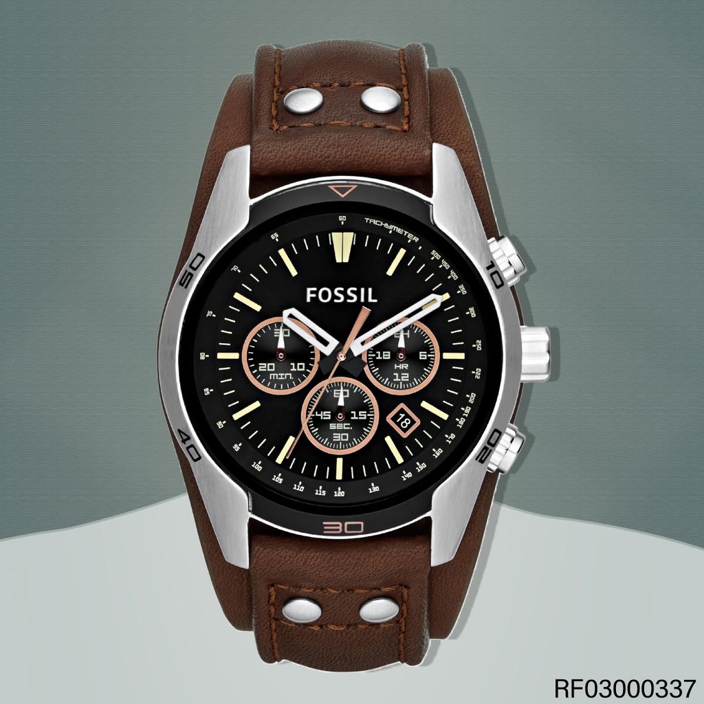 RELOJ FOSSIL CHRONO CAB. CH2891 FAJA CAFE