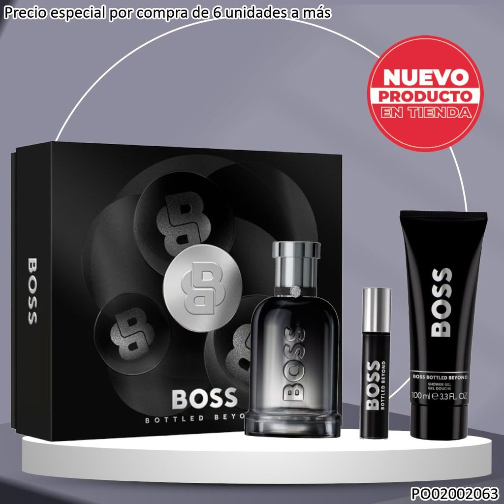 ESTUCHE HUGO BOSS BOTTLED BEYOND 100/10/100ML EDP