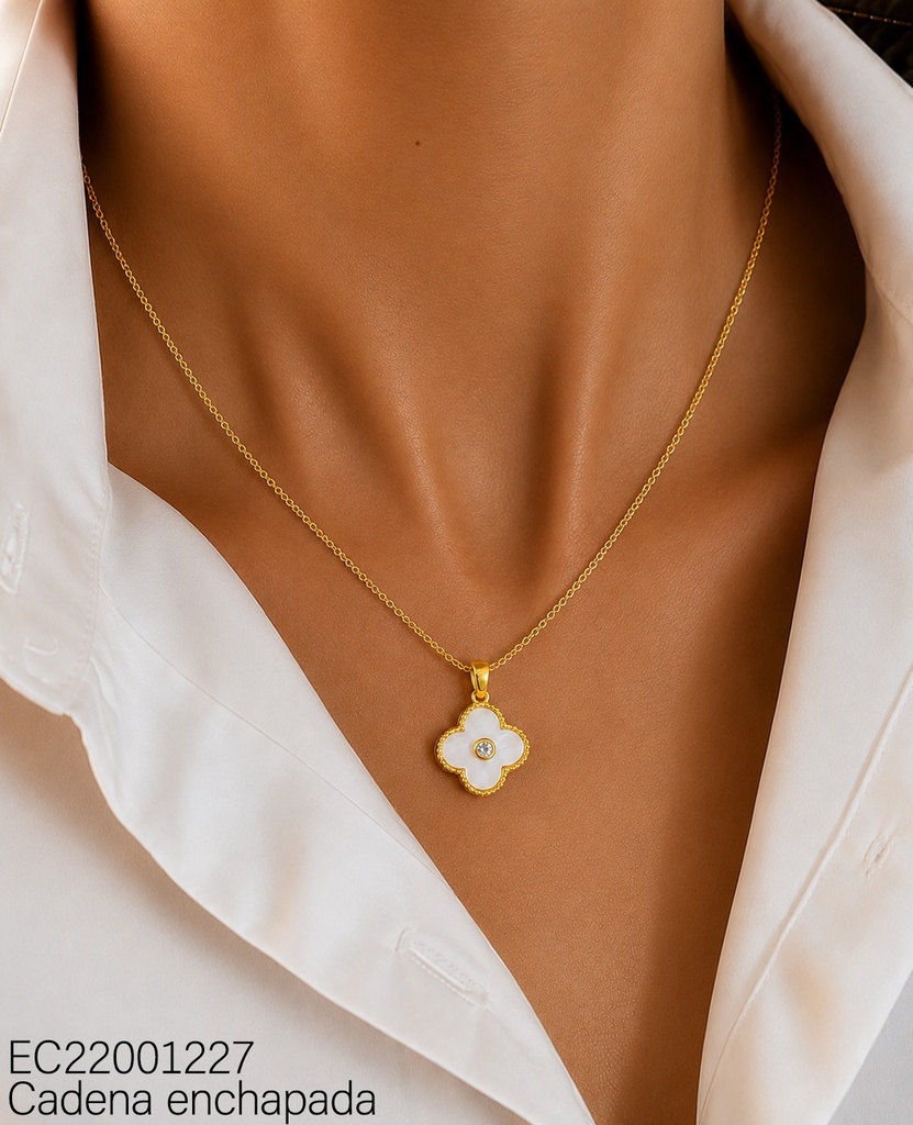 CADENA DIJE VAN CLEEF NACAR CENTRO ZIRC. CE571-5 (VC)