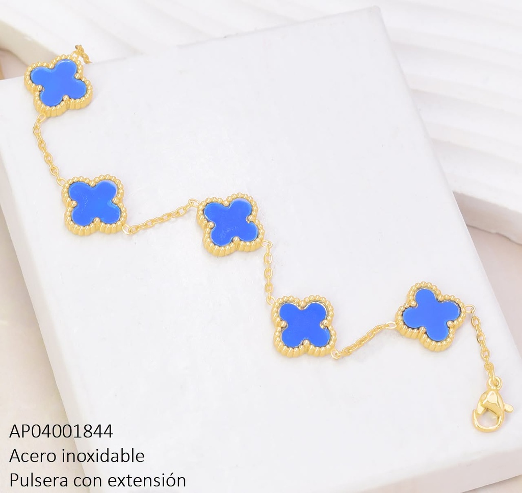 PULSERA VAN CLEEF AZUL (5) BA2377-331 (VC)