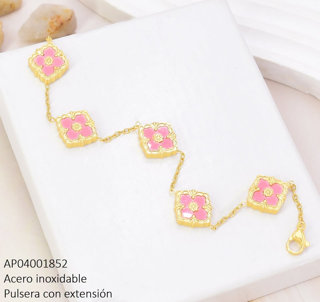 PULSERA VAN CLEEF ROSADO BA2385-331 (VC)