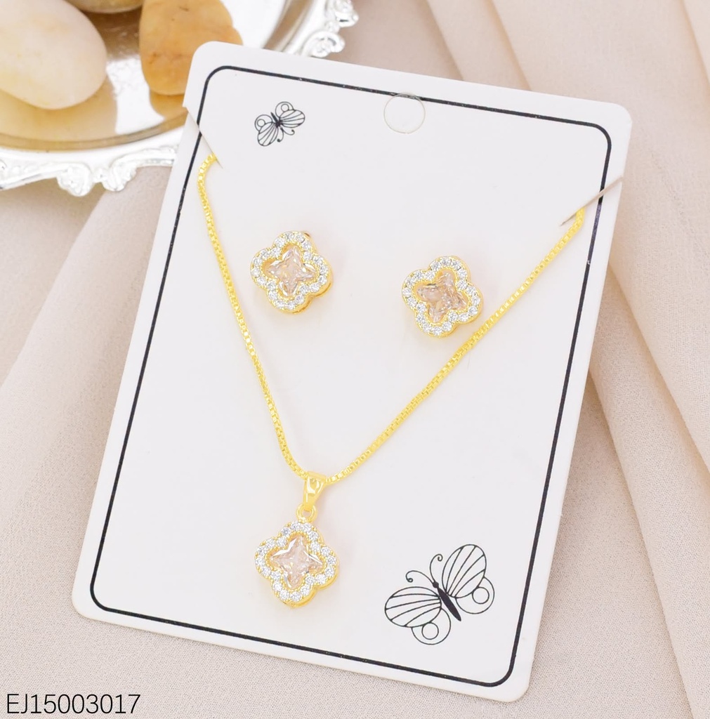 SET VAN CLEEF CIRSTAL BORDE ZIRCONIAS SE1511-433