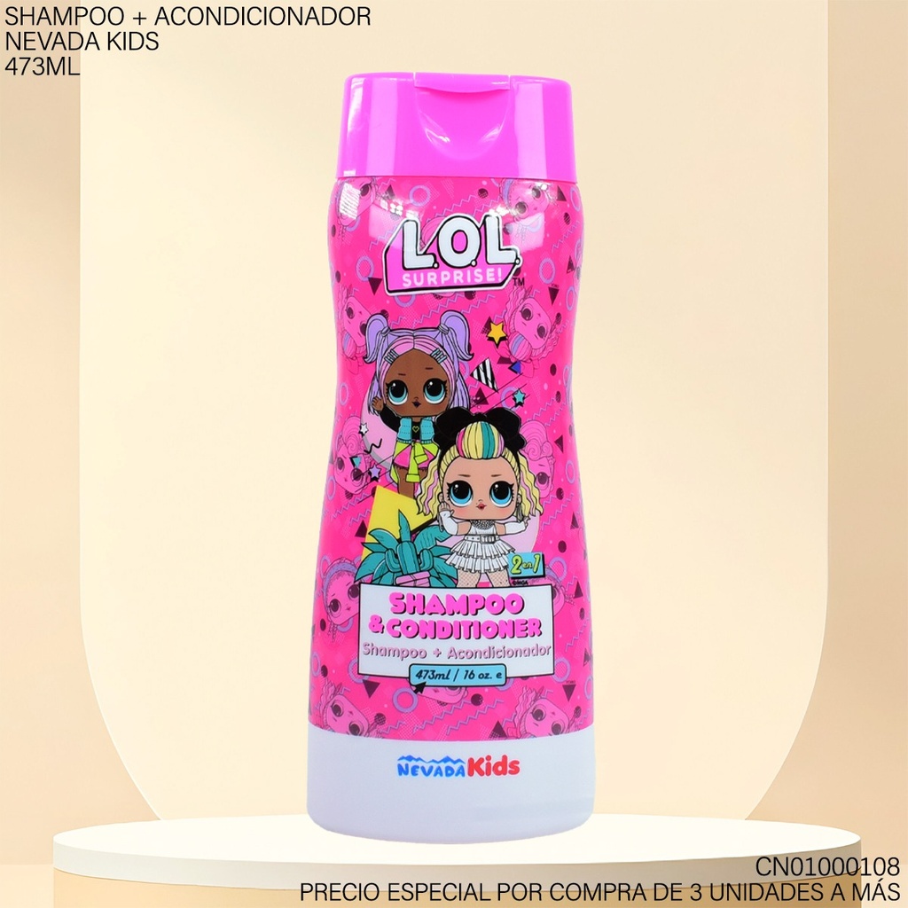 SHAMPOO & ACONDICIONADOR L.O.L. 473ML LL04024