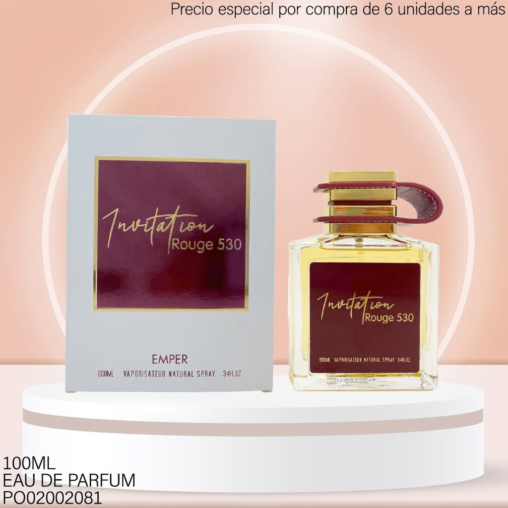 PERFUME EMPER INVITATION ROUGE 530 WOMEN 100ML EDP