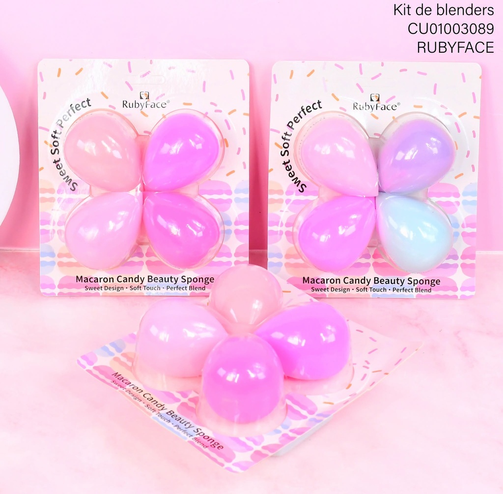 SET 4 BLENDERS RUBYFACE COL.VARIOS XKMZD-04