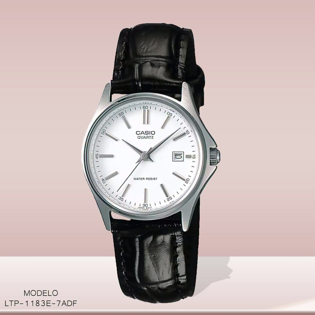 RELOJ CASIO DAM/ANAG RESINA NEGRO LTP-1183E-7ADF