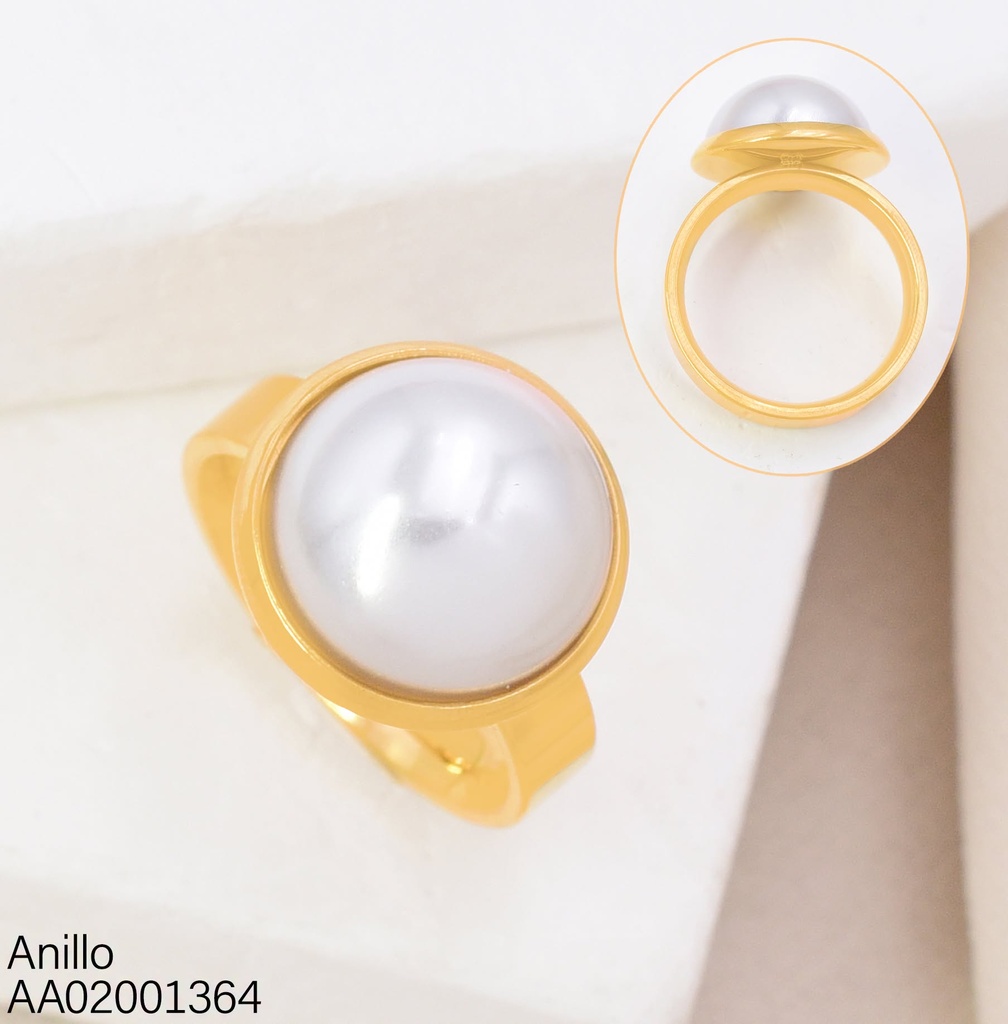 ANILLO MEDIA PERLA