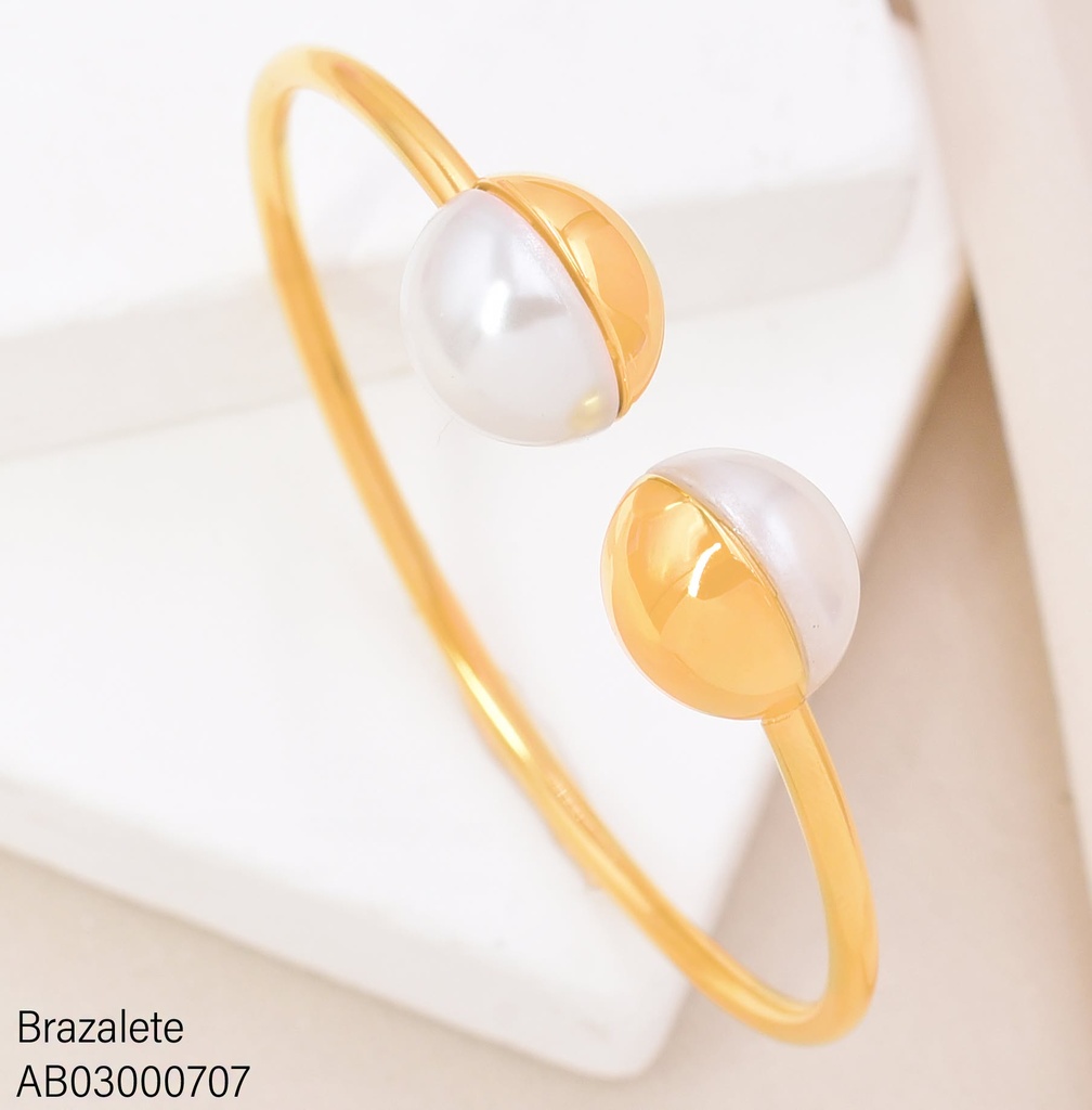 BRAZALETE PERLA RD  BLANCO