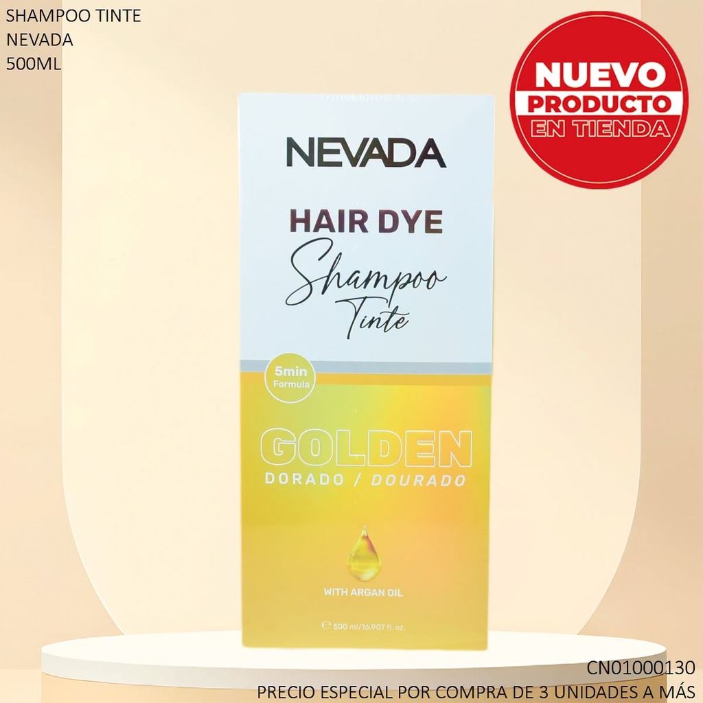 SHAMPOO TINTE NEVADA GOLDEN 500ML NV92250