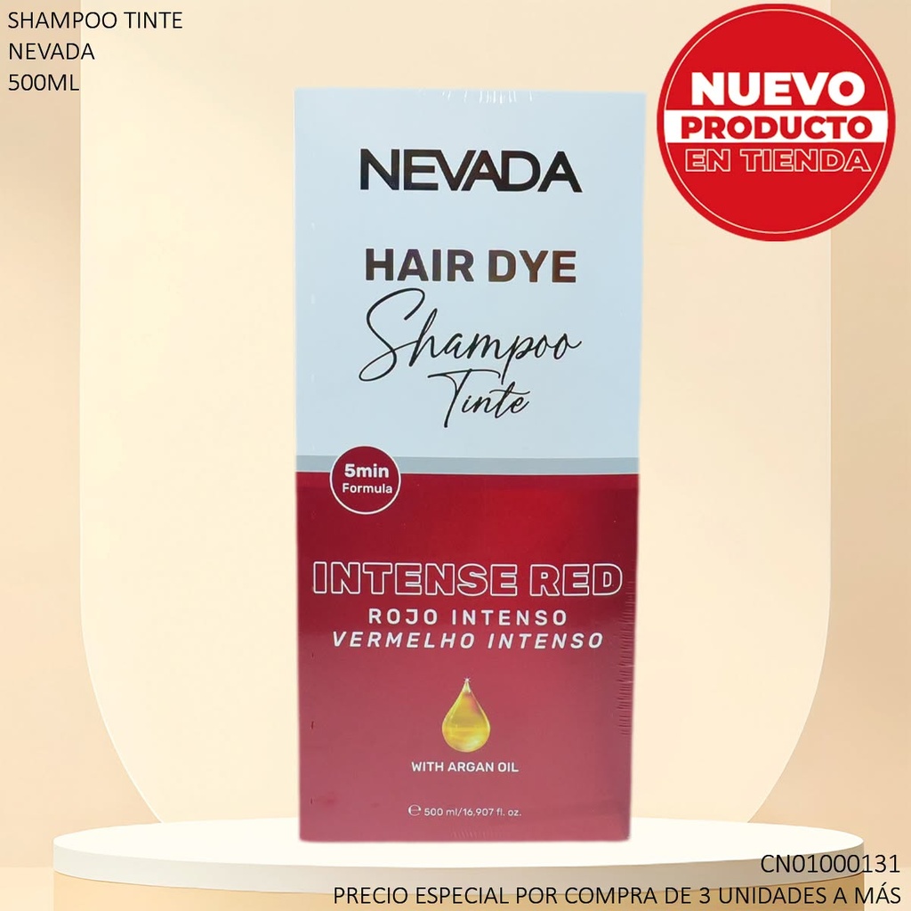 SHAMPOO TINTE NEVADA INTENSE RED 500ML NV92251