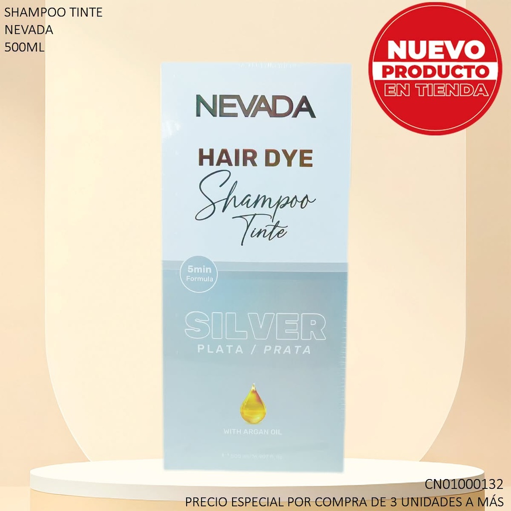 SHAMPOO TINTE NEVADA SILVER 500ML NV92254