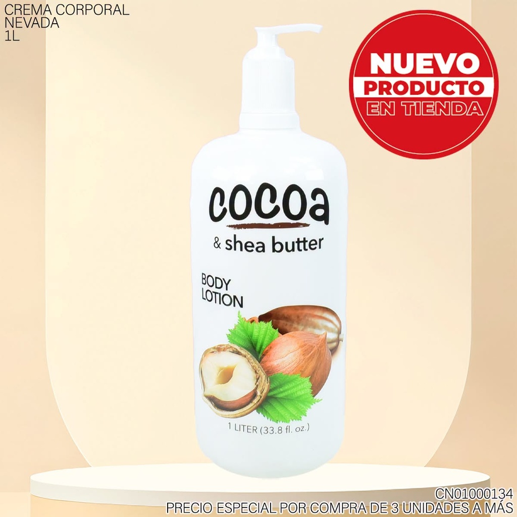 CREMA CORP.COCOA & SHEA BUTTER 1LT.3380
